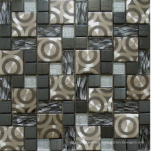 Glass Mosaic Tile/Stainless Steel Metal Mosaic (SM231)